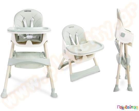 Καρεκλάκι φαγητού μωρού πτυσσόμενο 2 σε 1