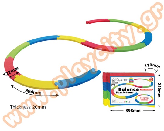 Διαδρομή ισορροπίας EVA 12 τμχ.