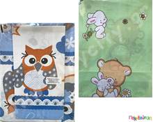 Σετ 2 σεντόνια και 1 μαξιλαροθήκη βαμβακερά 4 σχέδια  Προίκα Μωρού-Βρεφικά Είδη