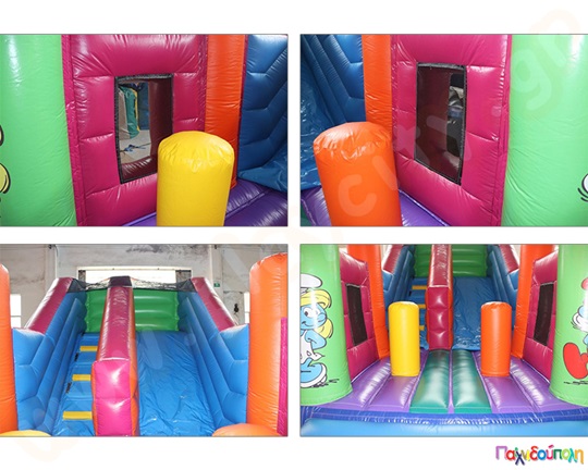 Φουσκωτό Παιχνίδι Στρουμφοτσουλήθρα (με 1 blower)