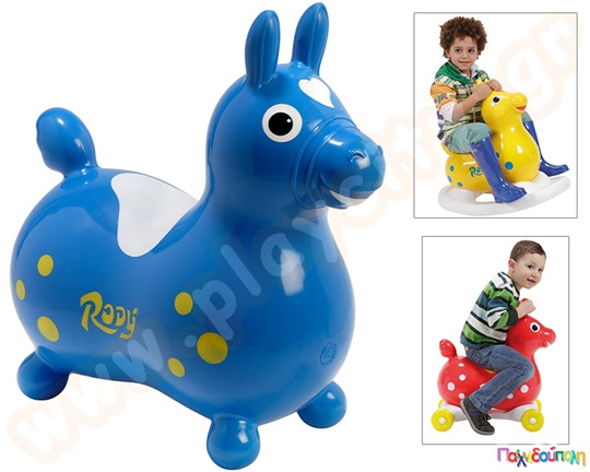 Rody Το φουσκωτό αλογάκι μπλε