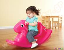 Πλαστική Τραμπάλα Κουνιστό Αλογάκι Ροζ Little Tikes  Παιδικές Τραμπάλες