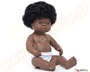 Κούκλα κοριτσάκι Αφρικάνα με μαλλιά 38 εκ.