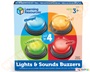 Εκπαιδευτικό Παιχνίδι Buzzers με φώτα και ήχους Σετ 4 τεμάχια