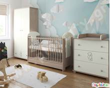 Κρεβατάκι ξύλινο Lucky  Βρεφικά Παρκοκρέβατα