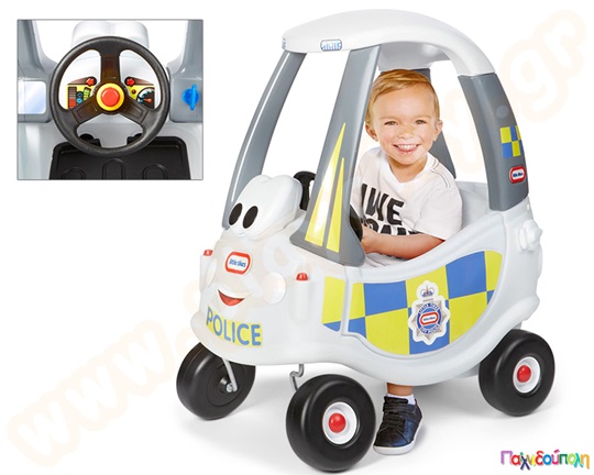 Πλαστικό αυτοκίνητο Ευχάριστο Αστυνομικό Coupe Little Tikes