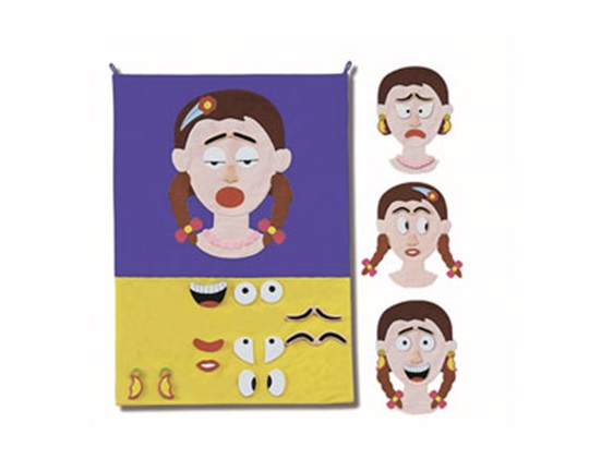 Εκπαιδευτική πάντα Φτιάξε εκφράσεις γυναικείου προσώπου