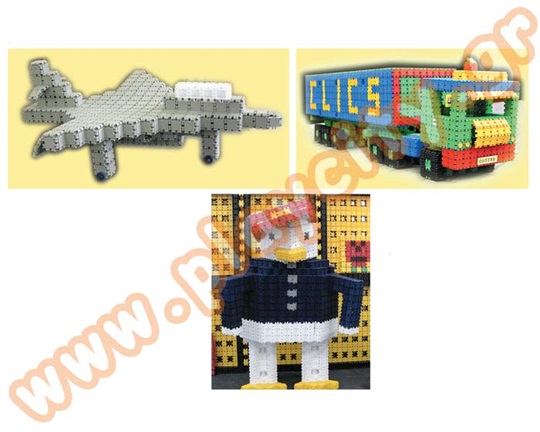 Κατασκευαστικό Σετ Clics (rollerbox με 377 τεμάχια)