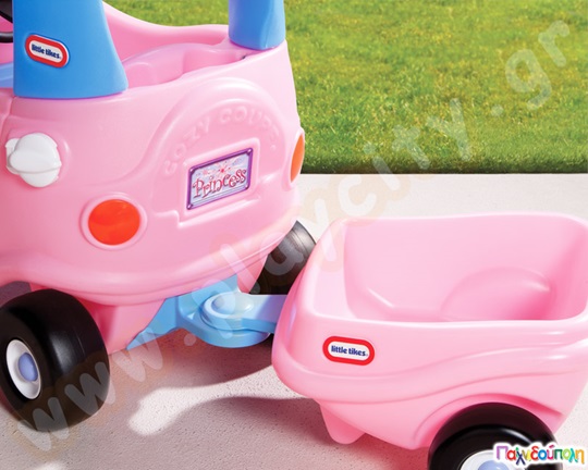 Trailer για πλαστικό αυτοκίνητο Princess Κουπέ Little Tikes