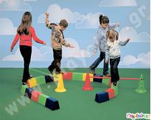 Τούβλα ισορροπίας 10 τμχ.  Διαδρομές ισορροπίας