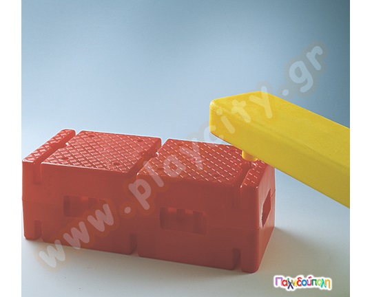 Διαδρομή ισορροπίας με 5 πλαστικές σανίδες, 6 τούβλα στήριξης, 24 βεντούζες