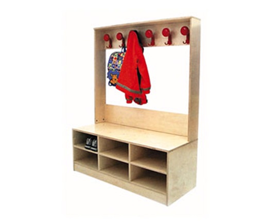 Ξύλινη Κρεμάστρα και Παπουτσοθήκη