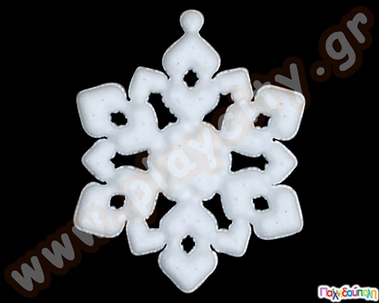 Διακοσμητικά από Φελιζόλ Νιφάδα χιονιού (8) cm