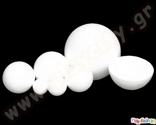 Διακοσμητικά από Φελιζόλ Σφαίρα (18) cm με 2 ημισφαίρια