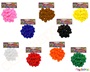 Pom-poms σε 9 χρώματα 25 χιλ. 50 τμχ.