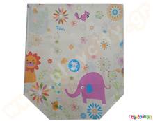 Σεντόνι βαμβακερό μπεζ ράντσου ζωάκια  Προίκα Μωρού-Βρεφικά Είδη