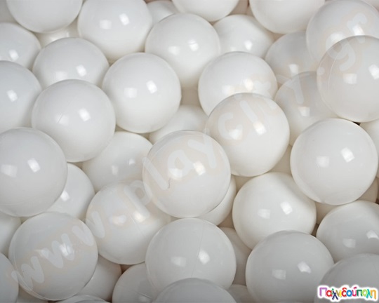Μπαλάκια πισίνας λευκό Φ6,5 εκ. σετ 500 τμχ.