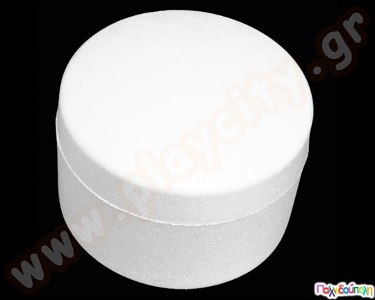 Διακοσμητικά από Φελιζόλ Κουτάκια στρόγγυλα (13,5x8) εκ.