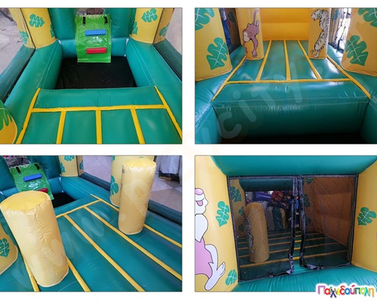 Φουσκωτό Παιχνίδι Περιπέτεια στη ζούγκλα (με 1 blower)