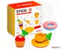 Βρεφικά μαγνητικά τουβλάκια Stick-O Σετ μαγειρικής 16 τεμάχια (20 μοντέλα)
