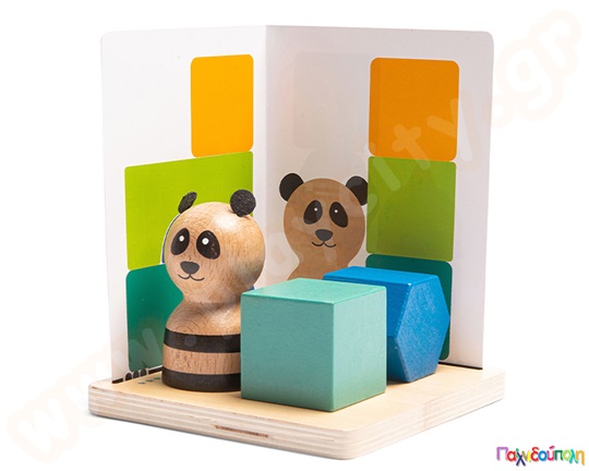 Ξύλινο παζλ Panda