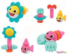 Βρεφικά μαγνητικά τουβλάκια Stick-O Οικογένεια Baby Shark Σετ 17 τεμάχια  Μαγνητικά Παιχνίδια Κατασκευών