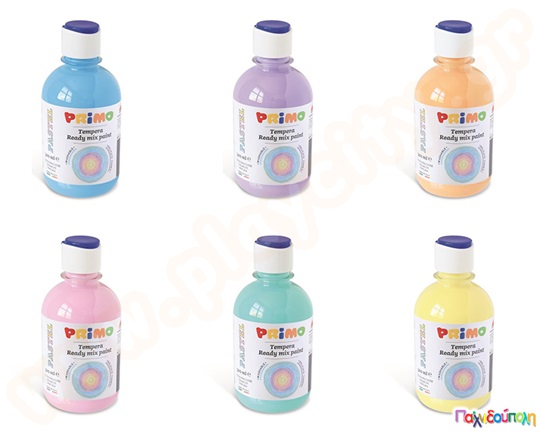 Τέμπερα παστέλ CMP 300 ml 6 χρώματα