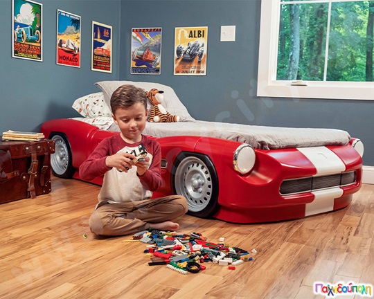 Παιδικό Κρεβάτι Roadster κόκκινο Step2