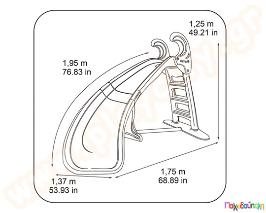 Κυματιστή νεροτσουλήθρα