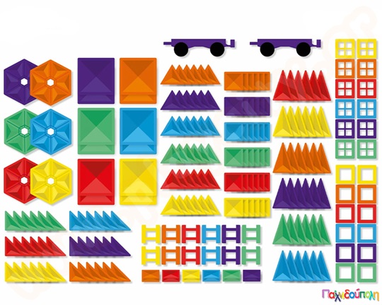 Μαγνητικά τουβλάκια κατασκευών Connetix Mega Pack Σετ 212 τεμάχια