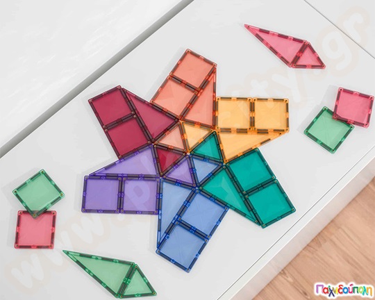 Μαγνητικά τουβλάκια κατασκευών Connetix Pastel Mini Pack Σετ 32 τεμάχια