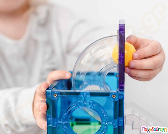 Μαγνητικά τουβλάκια κατασκευών Ξύλινες μπάλες 12 τεμάχια