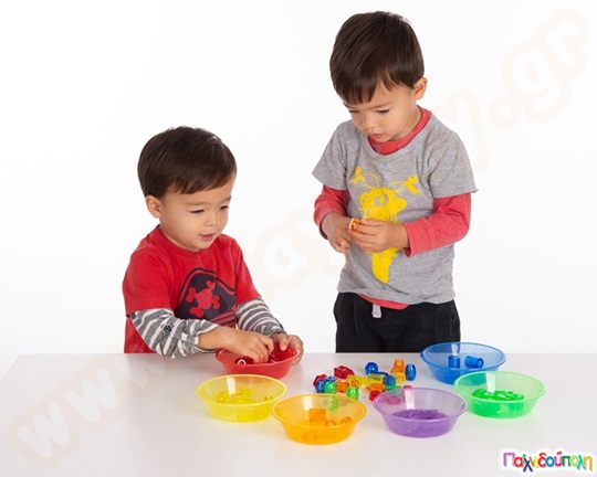 Ημιδιαφανή μπωλ ταξινόμησης Σετ 6 τεμάχια