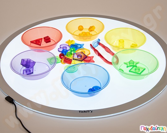 Ημιδιαφανή μπωλ ταξινόμησης Σετ 6 τεμάχια