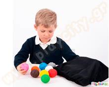 Μπάλες αισθήσεων 5,5 εκ. Σετ 18 τεμάχια  Εξοπλισμός Εργοθεραπείας - Φυσιοθεραπείας