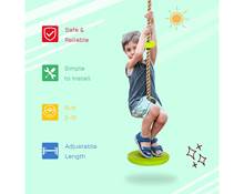 Κούνια με Σχοινί Αναρρίχησης με Πλατφόρμες  Παιδικές Κούνιες