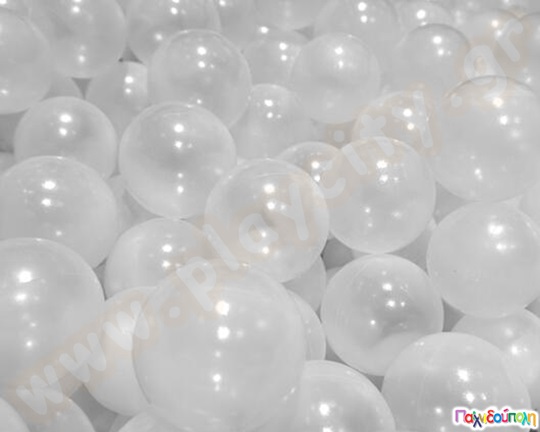 Μπαλάκια πισίνας διάφανα Φ9,5 εκ. σετ 500 τεμάχια