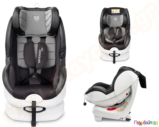 Καθισματάκι Αυτοκινήτου Defender Plus 0-18 kg με Isofix Grey