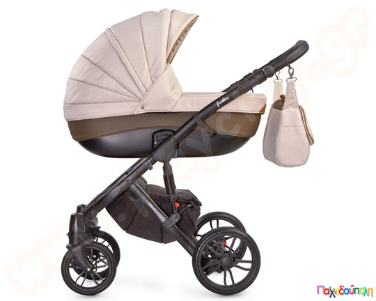 Πολυκαρότσι Μωρού Μαύρο Frontera 2 σε 1 Μπεζ