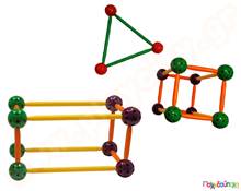 Κατασκευές με ράβδους και μπάλες Σετ 330 τεμάχια  Πλαστικά Παιχνίδια Κατασκευών - Οικοδομικό Υλικό