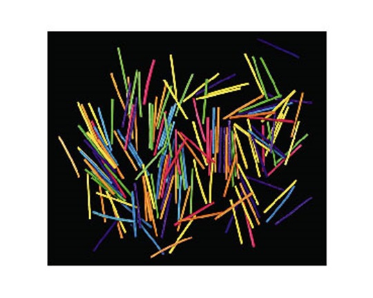 Διακοσμητικά Χειροτεχνίας Σπιρτόξυλα χρωματιστά