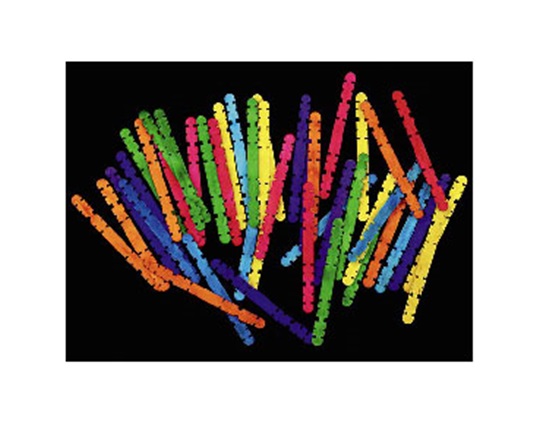 Διακοσμητικά Χειροτεχνίας Ξυλάκια με εσοχές χρωματιστά