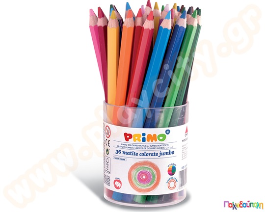 Ξυλομπογιές χοντρές Maxi σε ποτήρι