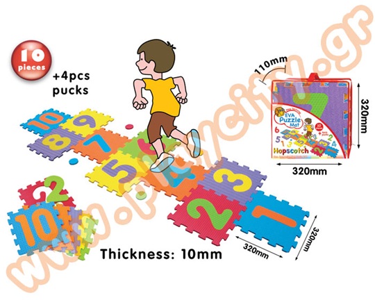 Παιχνίδι Κουτσό από ελαστικές πλάκες EVA