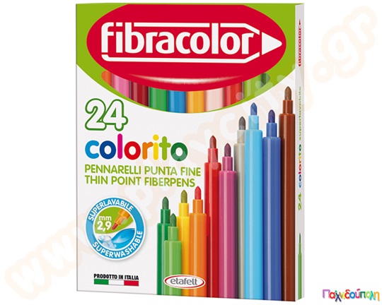 Μαρκαδόροι λεπτοί Super Washable