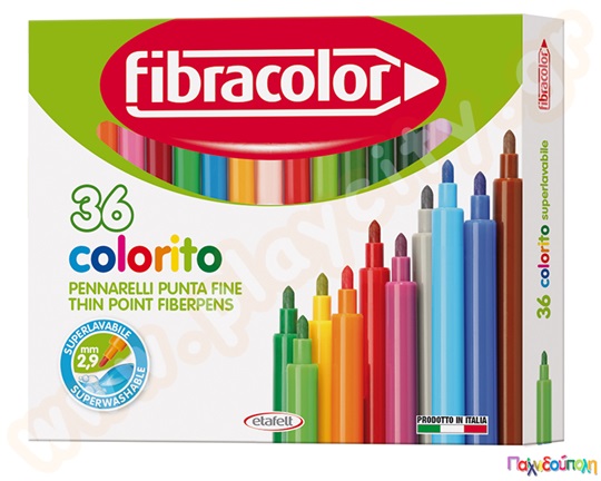 Μαρκαδόροι λεπτοί Super Washable