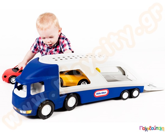 Μεγάλη Νταλίκα Μεταφορέας Οχημάτων (μπλε/γκρι) 72 cm Little Tikes
