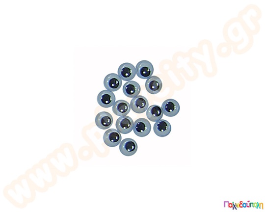 Μάτια αυτοκόλλητα 7mm 50 τεμάχια