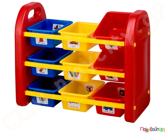 Σύστημα αποθήκευσης με 9 πλαστικά συρτάρια