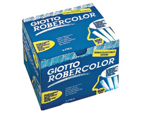 Κιμωλίες πλαστικές λευκές 100 τεμαχίων Giotto